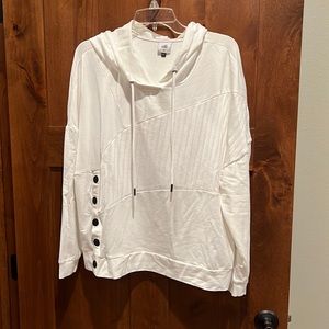 CAbi ATC Road Trip Hoodie Pullover White Style Number 5920 Size XL